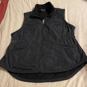 Women’s Fleece Lined Black Vest